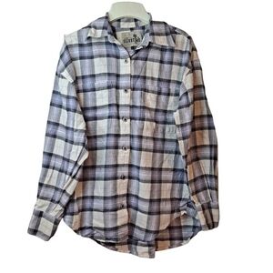 LEVI STRAUSS & CO. Silver Tab Plaid Long Sleeve Button Down Shirt Size XS
